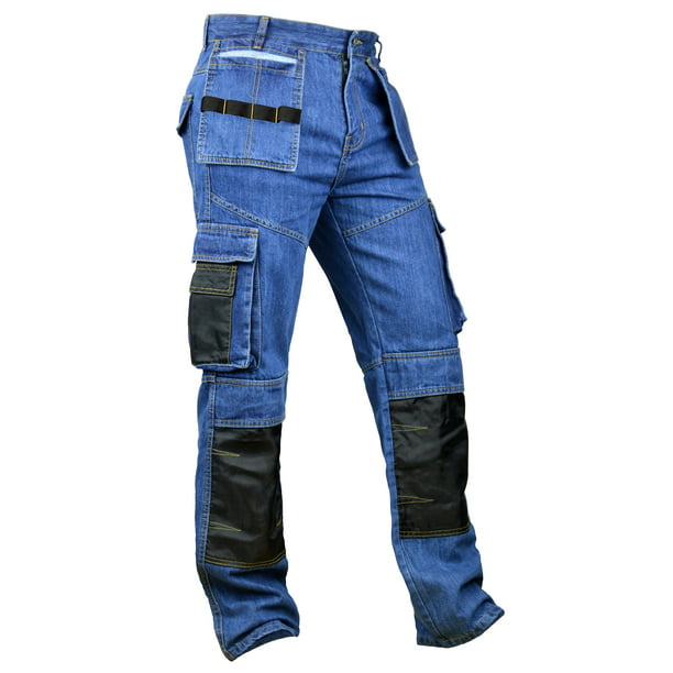 Combat Cargo Denim Jeans Scruffs  Denim Drezna Industrial Work Jeans